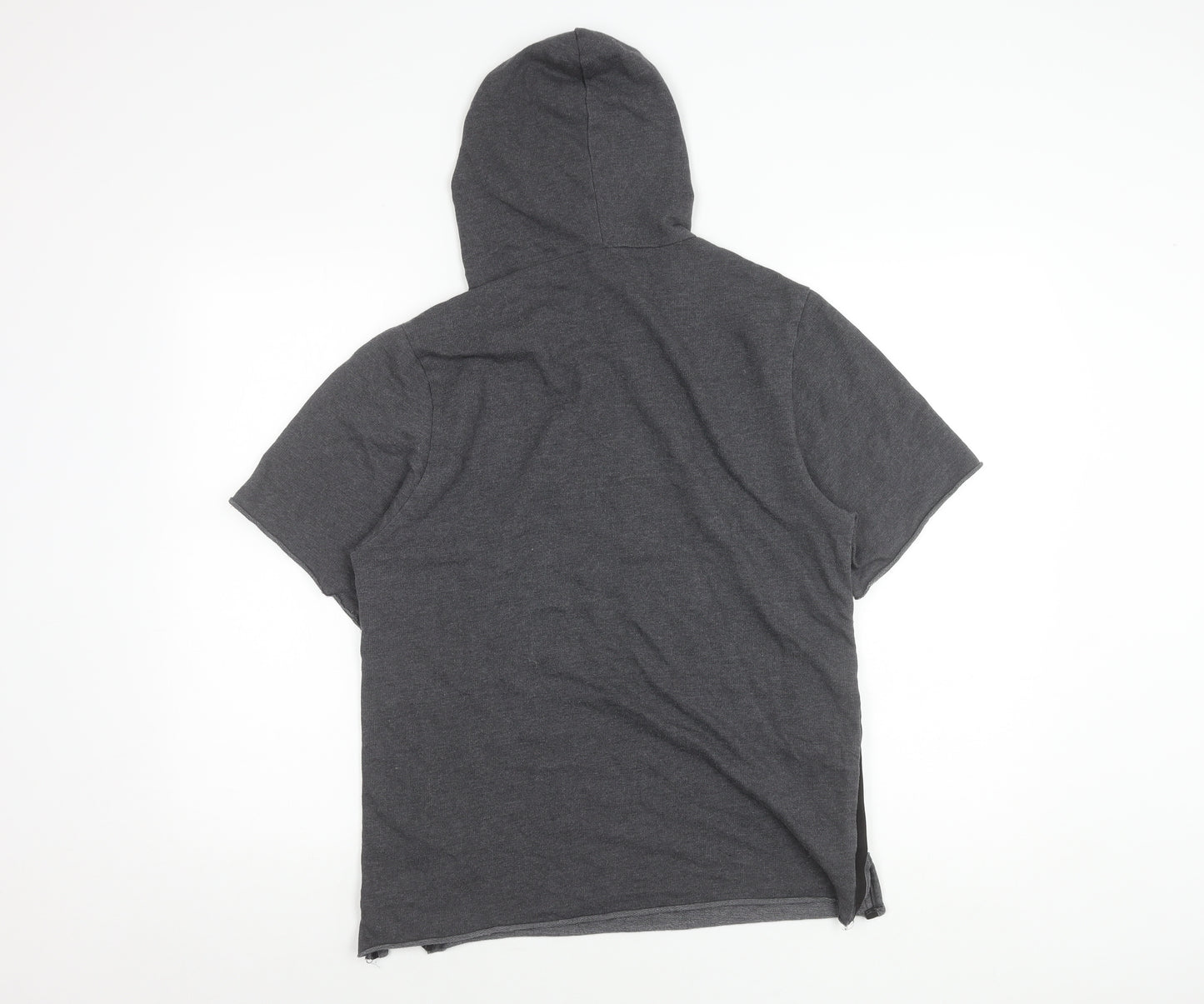 Decathlon Men's Grey Pullover Hoodie, L, Hooded