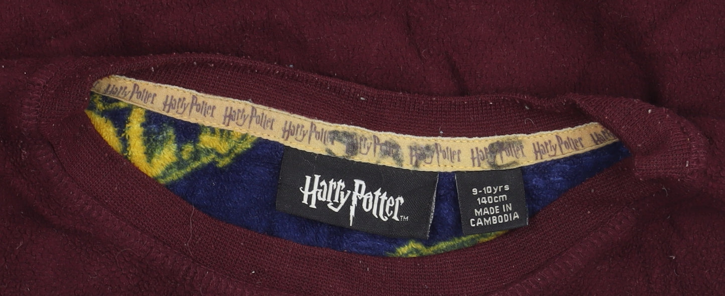 Harry Potter Boys Red Pullover Jumper, 9-10 Years