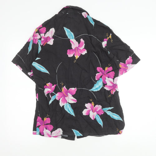 Tropical Breeze Women's Floral Multicoloured Button-Up Shirt