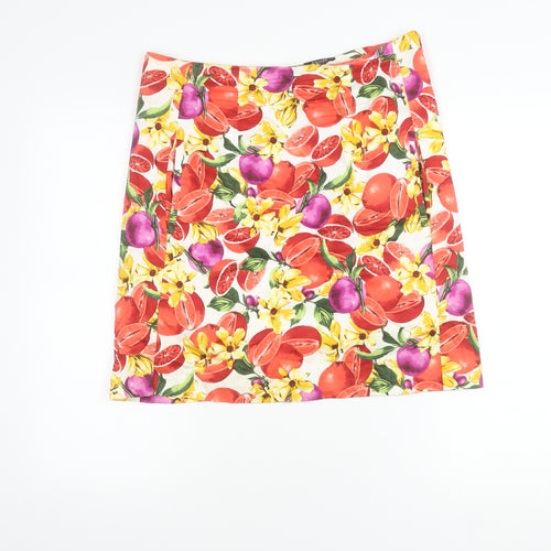 Elogy Women's Multicoloured Floral Skirt Size 14