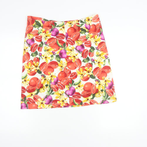 Elogy Women's Multicoloured Floral Skirt Size 14