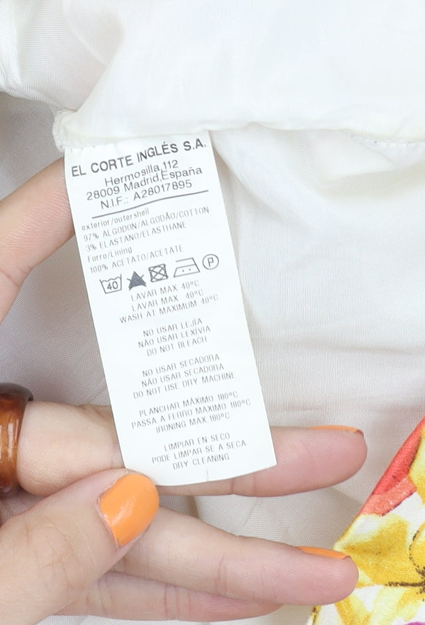 Elogy Women's Multicoloured Floral Skirt Size 14