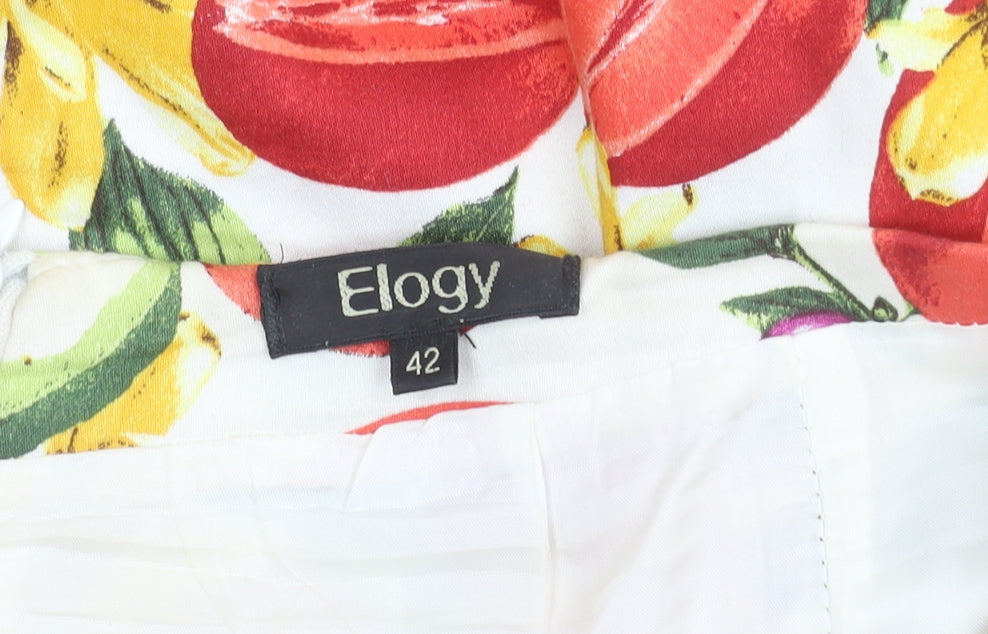Elogy Women's Multicoloured Floral Skirt Size 14