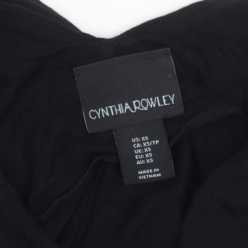 Cynthia Rowley Women's Black XS A-Line Dress