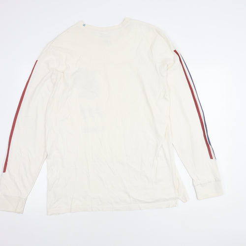 Stance Men's Long Sleeve White T-Shirt Size L