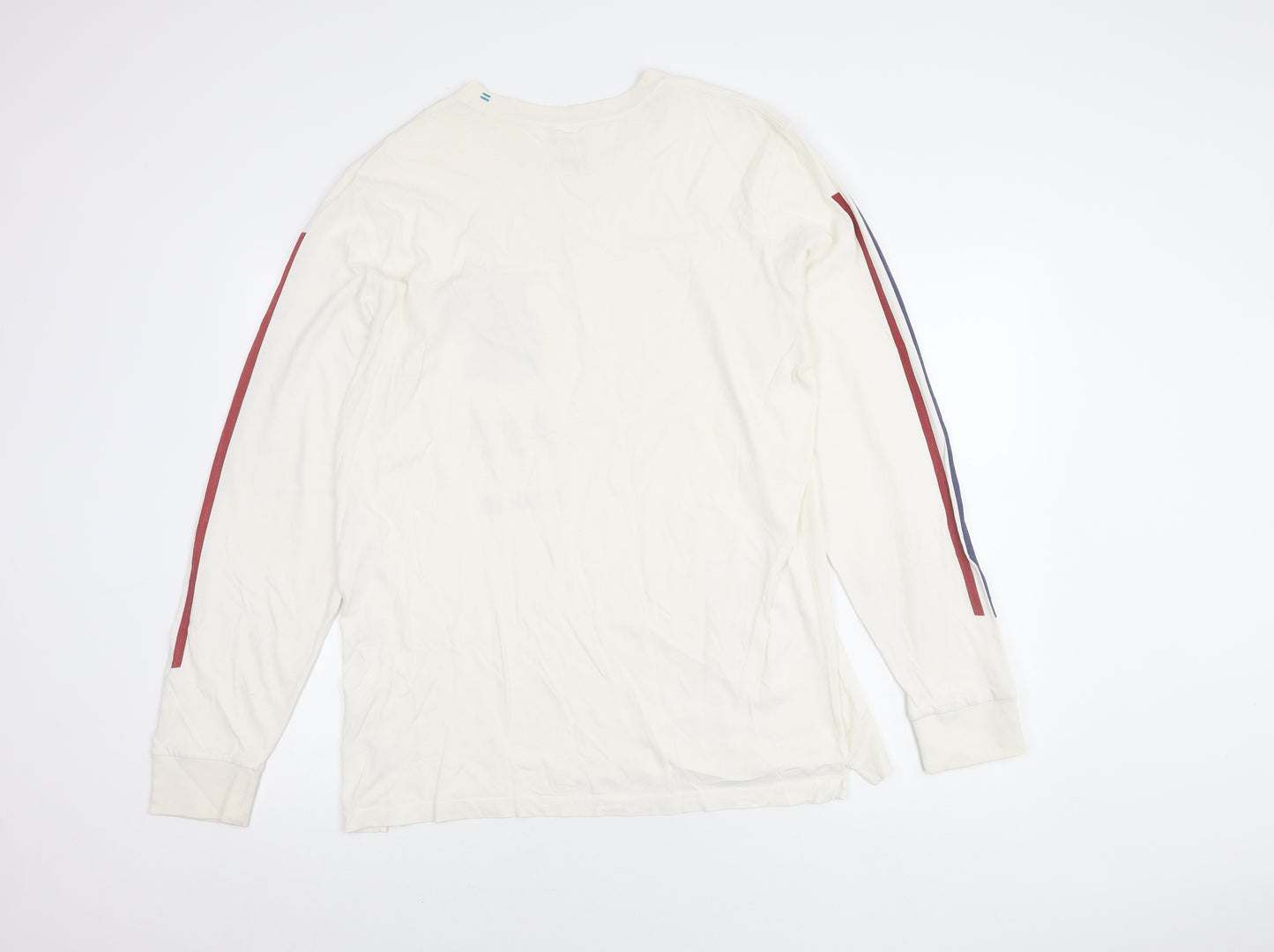 Stance Men's Long Sleeve White T-Shirt Size L