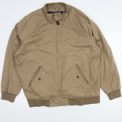 Maine New England Men's Beige XL Bomber Jacket