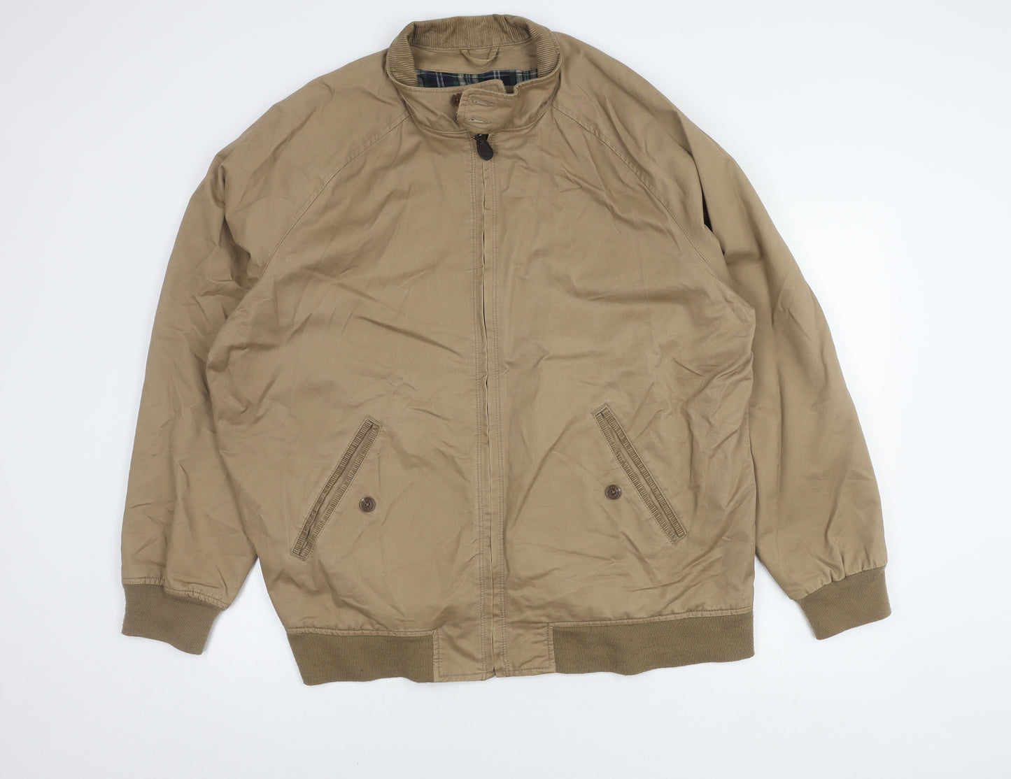 Maine New England Men's Beige XL Bomber Jacket