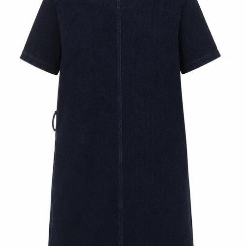 Next Women Blue Dress UK 8 Short Sleeve Denim