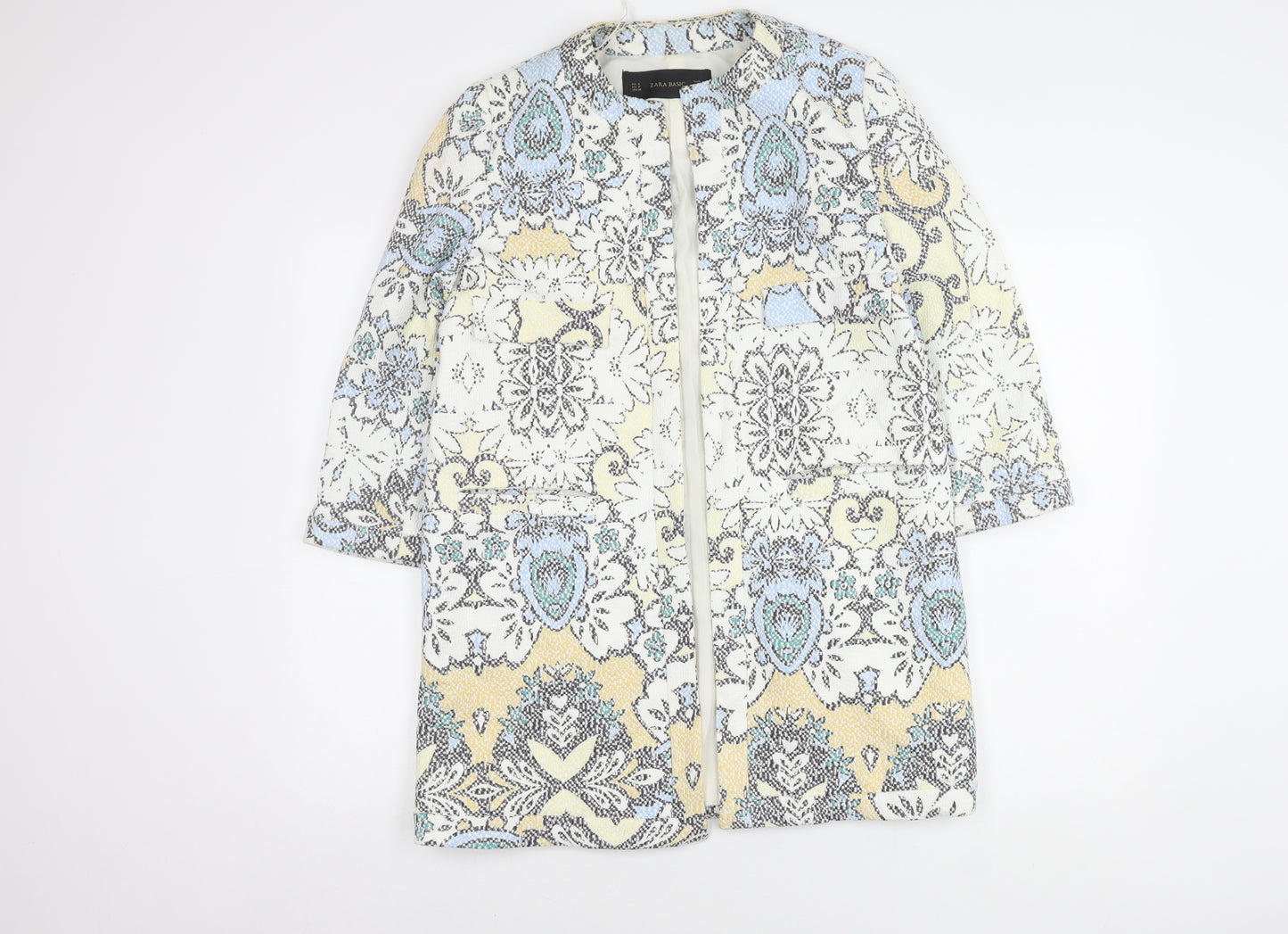 Zara Basic Women's Multicoloured Coat M