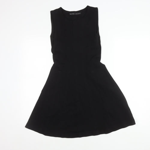 Zara Basic Women's Black Sleeveless Dress S