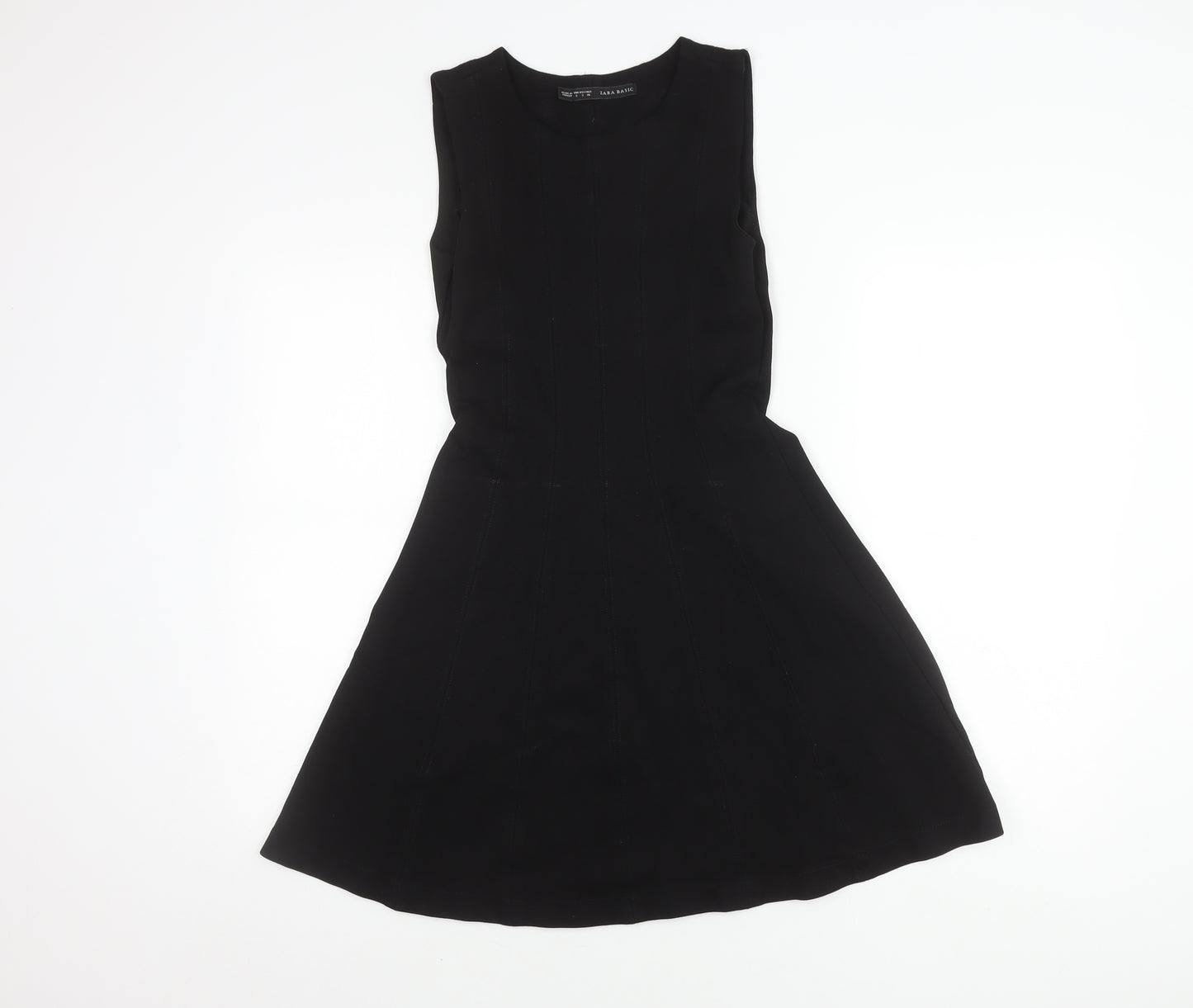 Zara Basic Women's Black Sleeveless Dress S