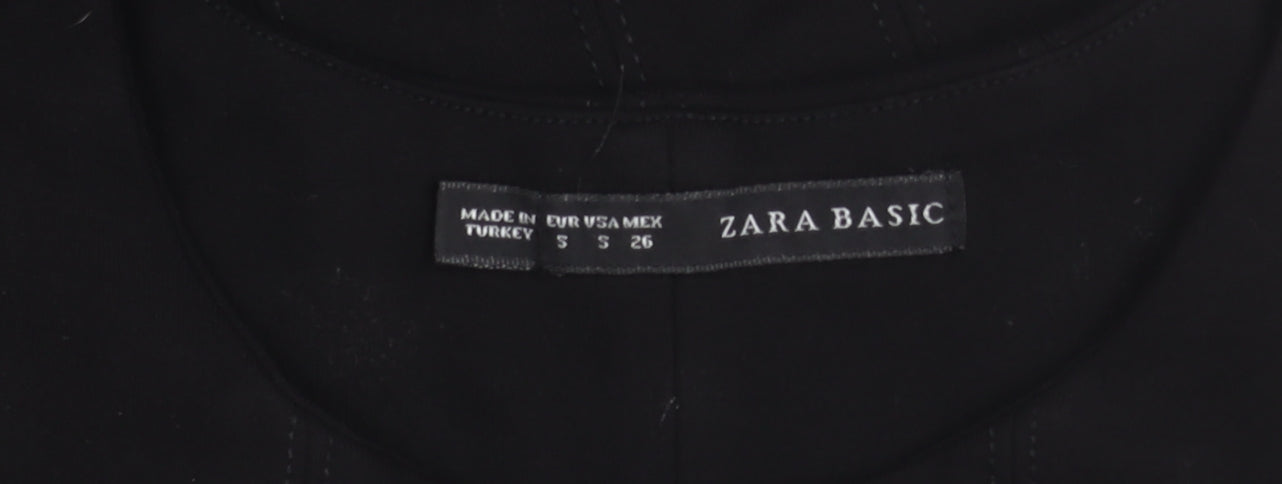 Zara Basic Women's Black Sleeveless Dress S
