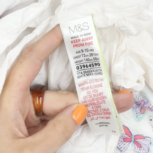 Marks and Spencer Girls Multicoloured Butterfly Dress