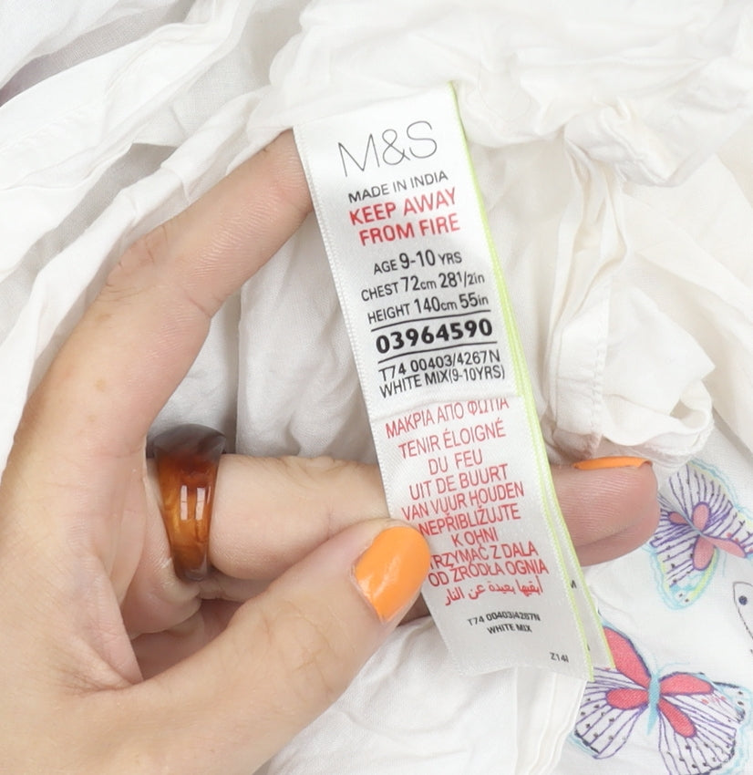 Marks and Spencer Girls Multicoloured Butterfly Dress