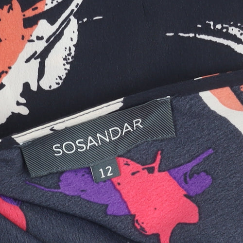 Sosandar Women's Multicoloured Floral Dress Size 12