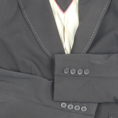 Next Women's Black Blazer Size 10 Peak Lapel