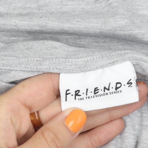 George Girls Grey Friends T-Shirt Size 11-12 Years