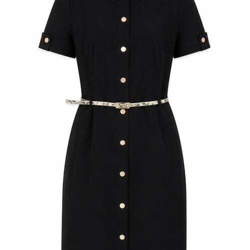 Ellen Tracy Black Women’s Shirt Dress, Size 2