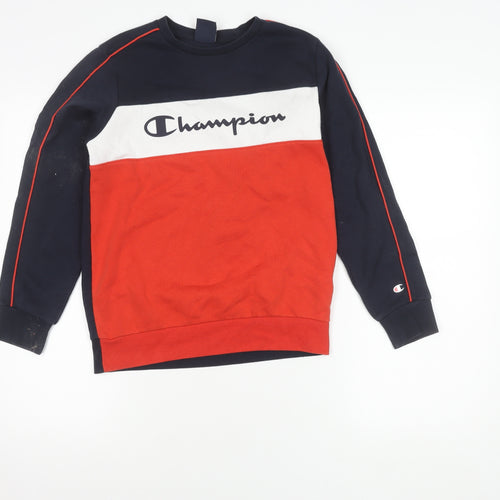 Champion Boys Multicoloured L Pullover Sweatshirt