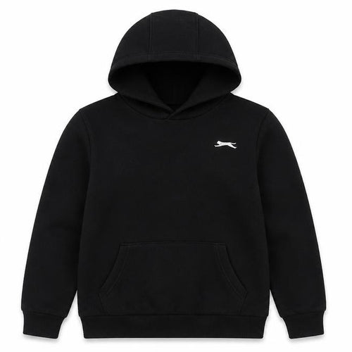 Slazenger Boys Black Pullover Hoodie - 13 Years, Sports Casual