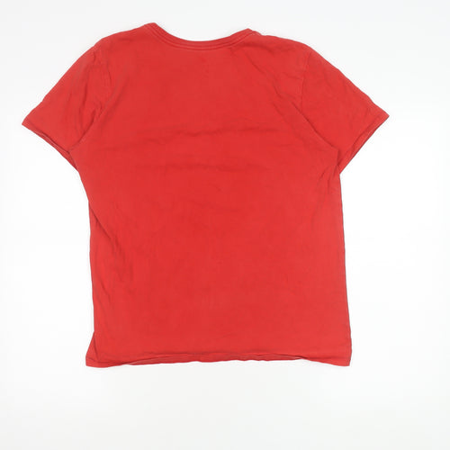 Nike Men’s Red Crew Neck Athletic T-Shirt, Size S