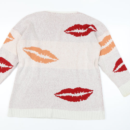 Girl In Mind Women's Multicoloured Pullover Jumper M/L