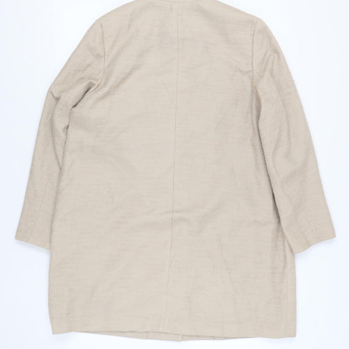 Marks and Spencer Women Beige Mid-Length Coat Size 18