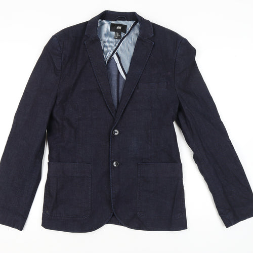 H&M Men’s Blue Blazer, M, Casual, Very Good