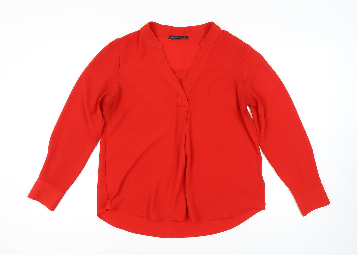 Marks and Spencer Women Red Long Sleeve Top