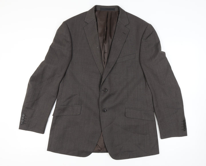 Marks and Spencer Men's Grey Blazer Jacket 42 Regular Fit