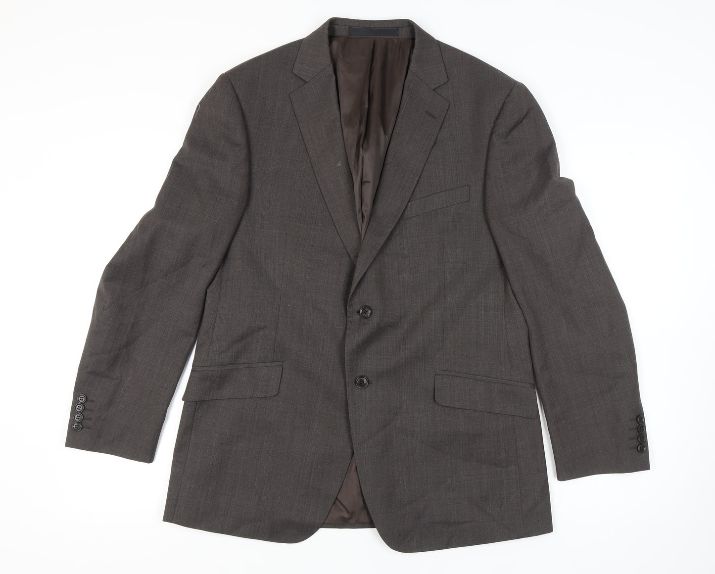 Marks and Spencer Men's Grey Blazer Jacket 42 Regular Fit