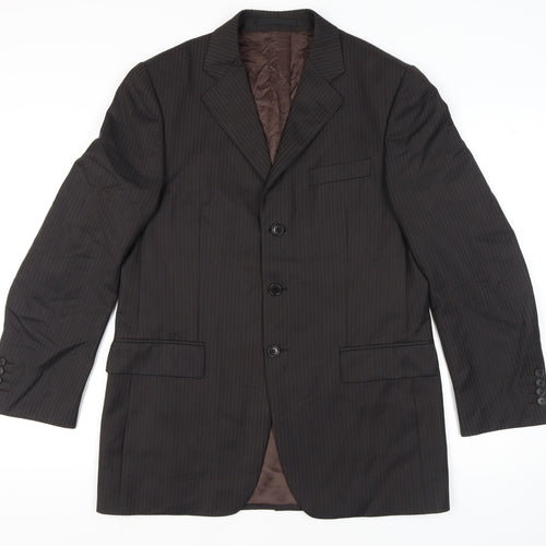 Rocha John Rocha Men's Brown Blazer 40