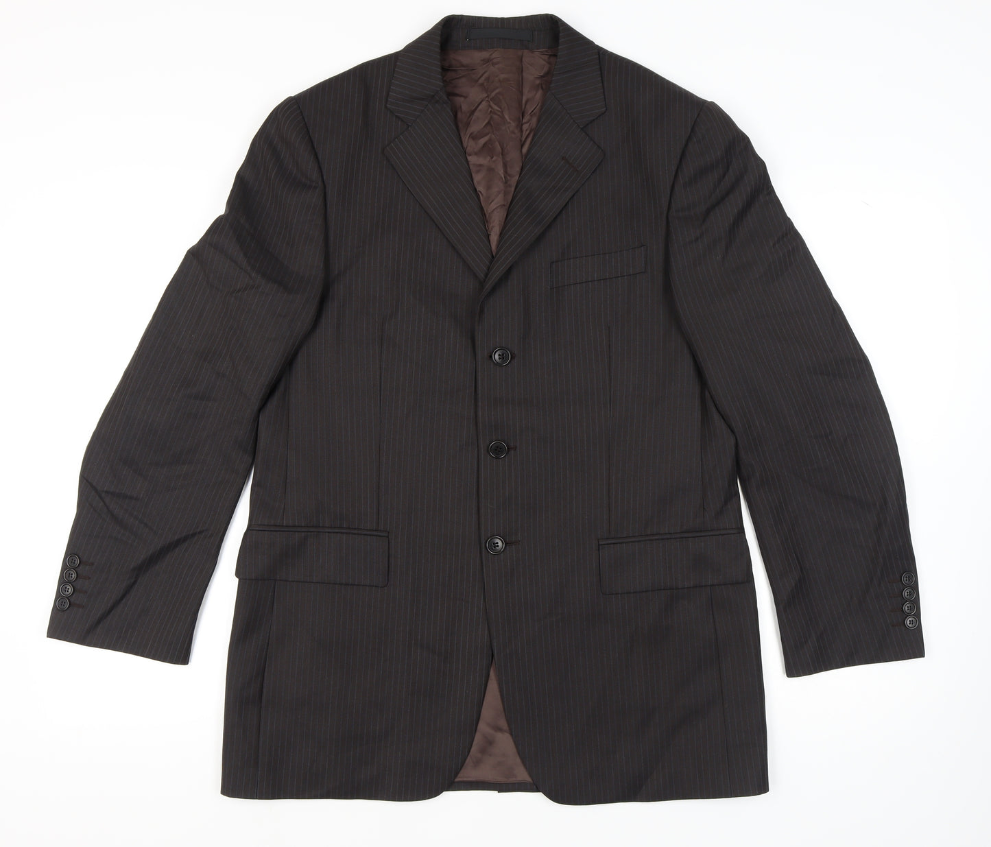 Rocha John Rocha Men's Brown Blazer 40