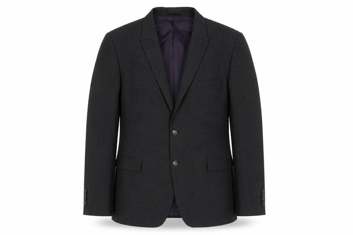 Front view of Fellini Men's Grey Blazer, 44R, Formal Regular Fit