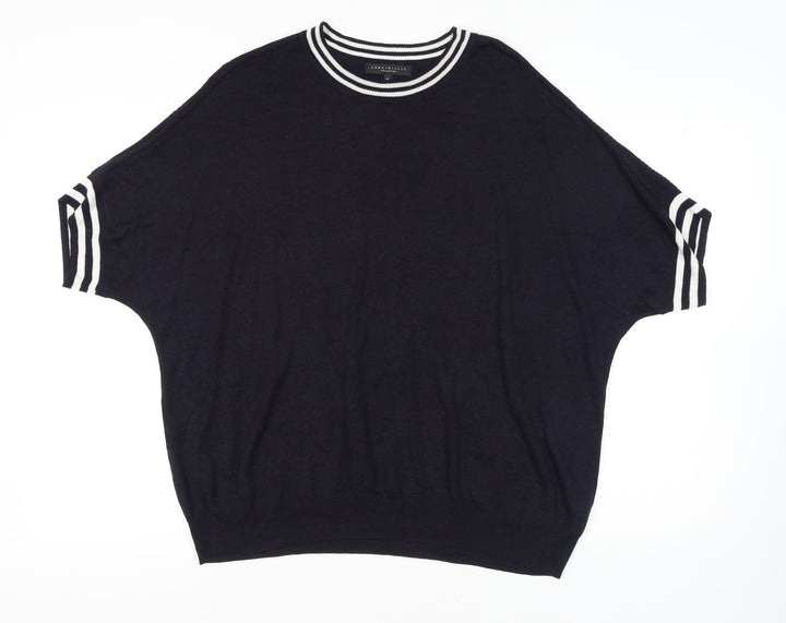 Emma Willis Women's Black XL Knit Pullover Jumper