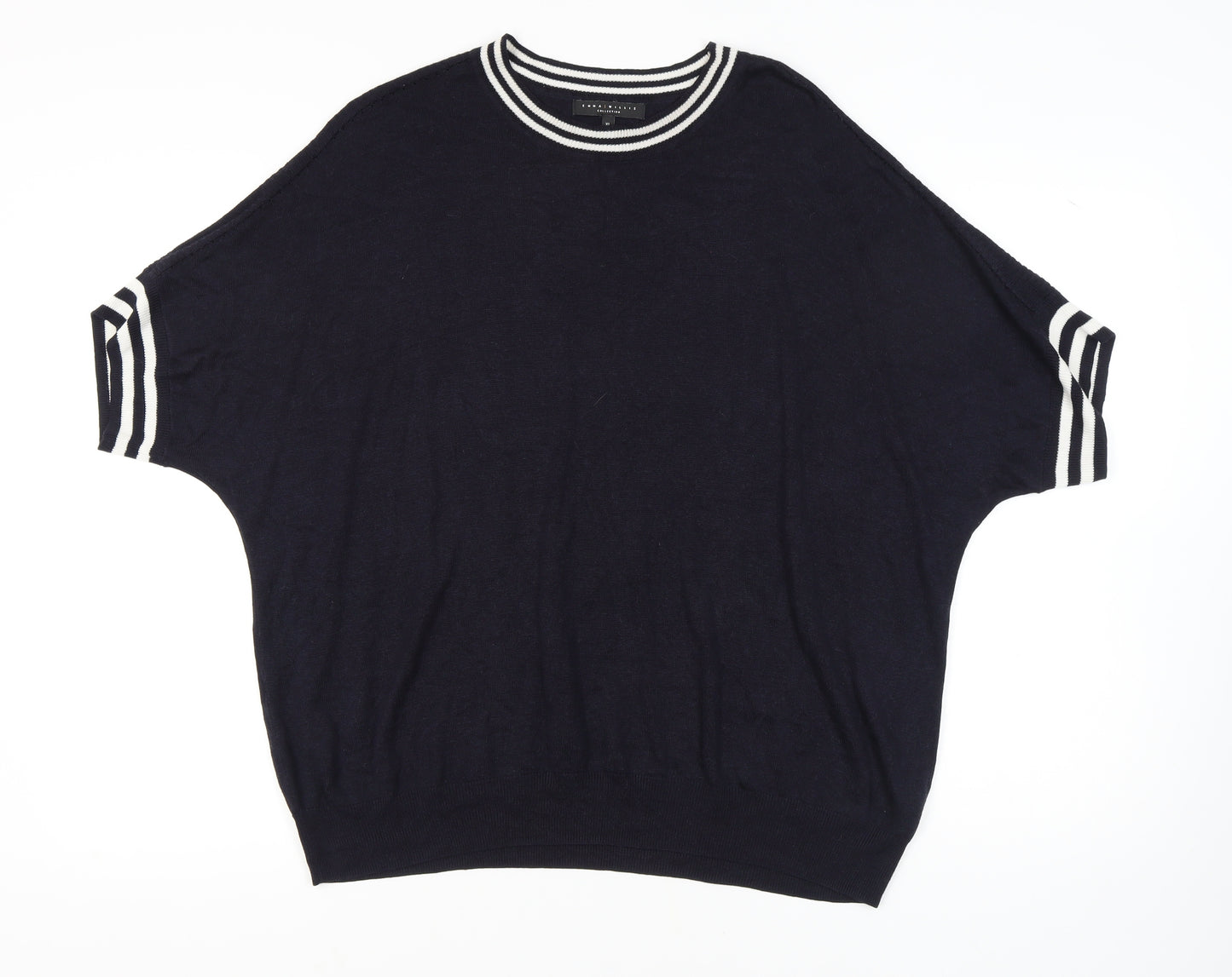 Emma Willis Women's Black XL Knit Pullover Jumper