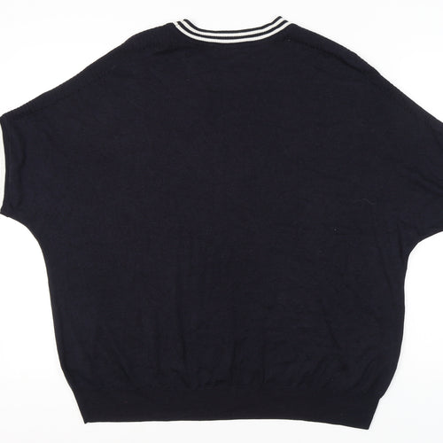 Emma Willis Women's Black XL Knit Pullover Jumper