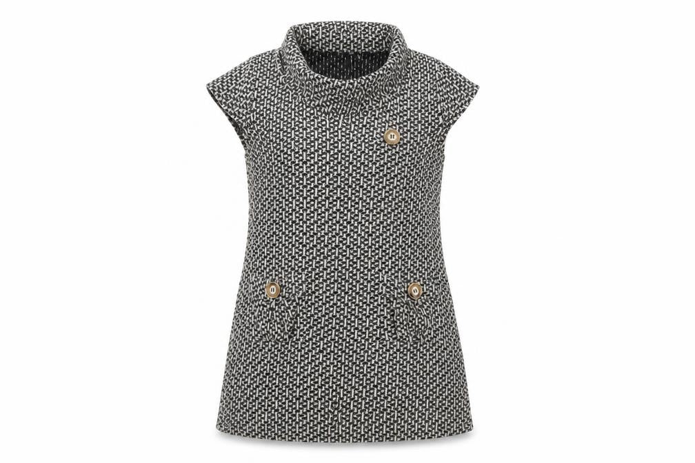 Front view of Izabel London Women's Geometric Dress, size 14