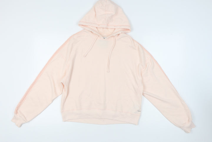 Hollister Women's Ivory Pullover Hoodie Size M