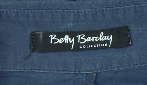 Betty Barclay Women's Blue Sleeveless Blouse