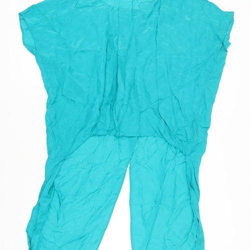 Zara Women’s Blue Tunic Blouse, Size 12, Summer Style
