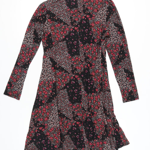 Marks and Spencer Women's Multicoloured Floral Dress, Size 14