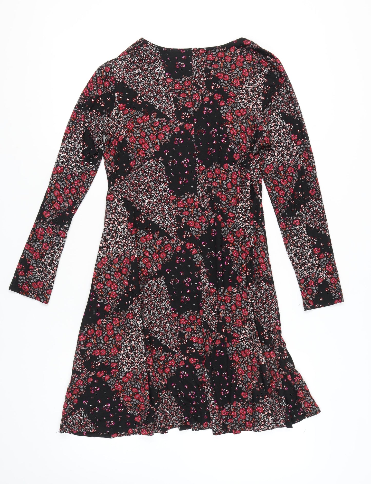 Marks and Spencer Women's Multicoloured Floral Dress, Size 14