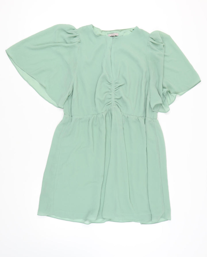 H&M Women's Green XL Woven Dress