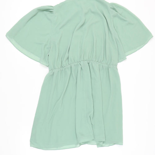 H&M Women's Green XL Woven Dress