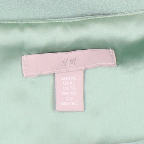 H&M Women's Green XL Woven Dress