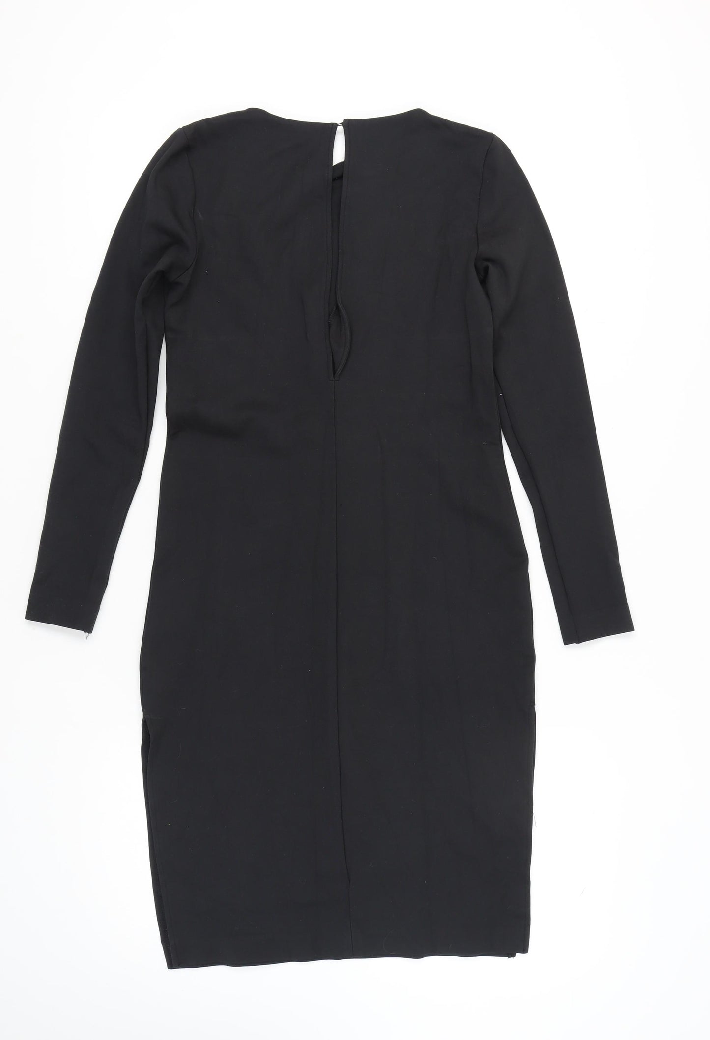 MTWTFSS WEEKDAY Women's Black S Long Sleeve Dress
