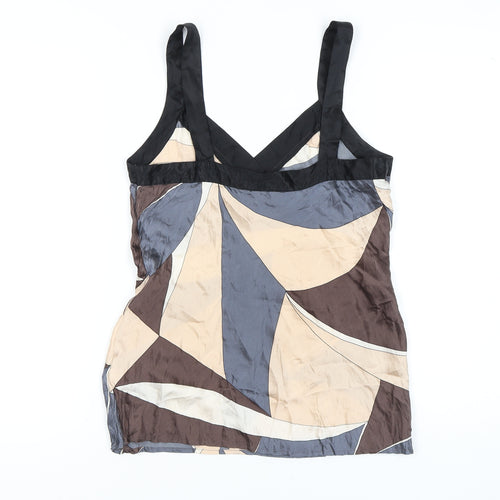 Principles Women's Multicoloured Silk Tank Top Size 12