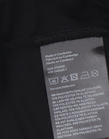 H&M Women's Black Pencil Skirt, Size M